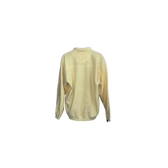 Original Island Sport yellow cotton button neck sweater - Picture 4 of 6
